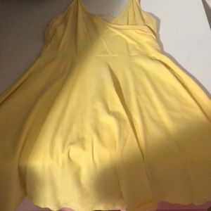 Yellow summer dress